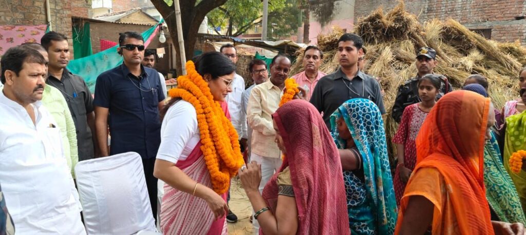 मझवा विधानसभा उपचुनाव के लिए एनडीए प्रत्याशी के पक्ष में चलाया गया जनसंपर्क अभियान | New India Times